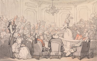 Comforts of Bath - The Concert by Thomas Rowlandson